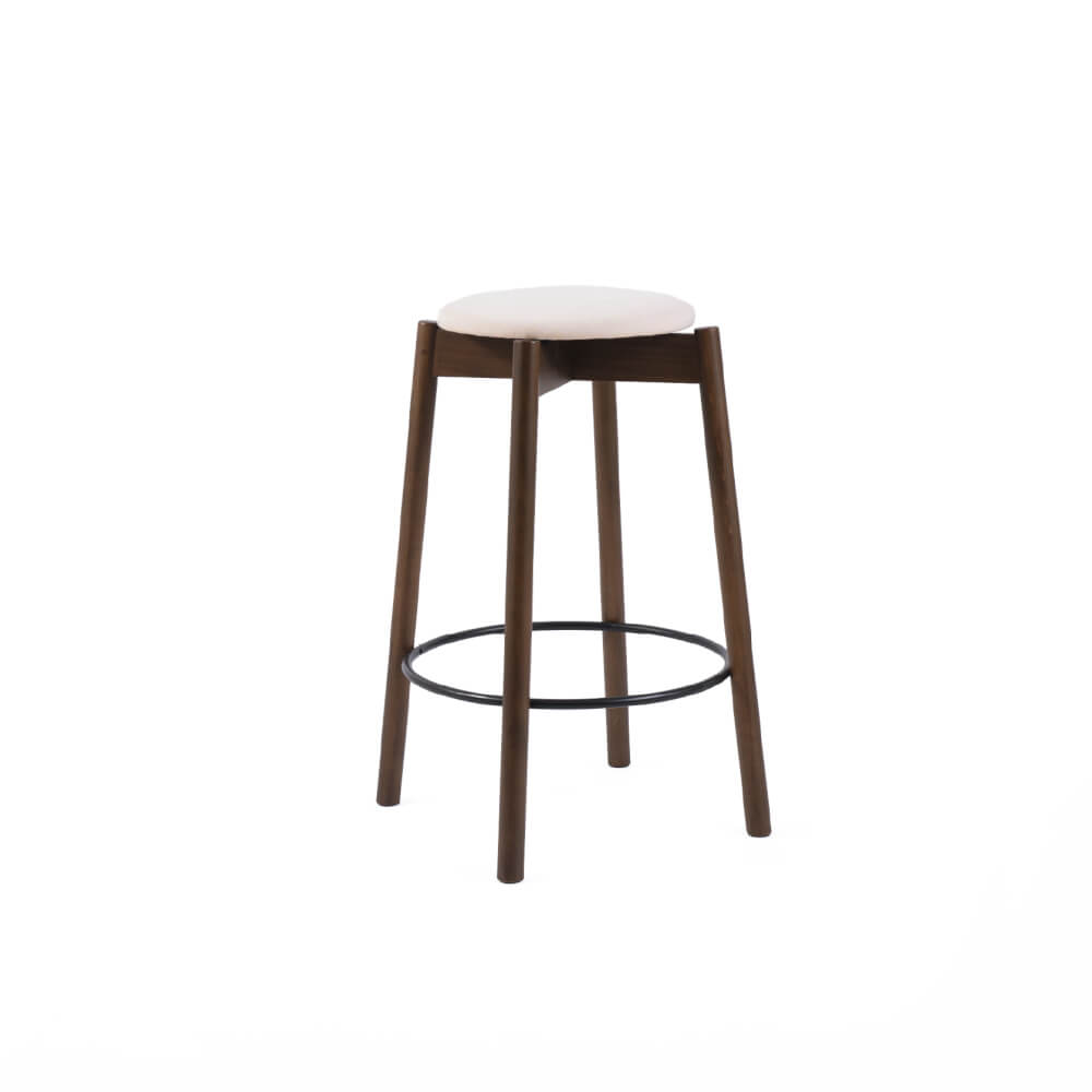เก้าอี้บาร์ PODIUM LITE รุ่น PLUS MID STOOL สี WALNUT BROWN (ถอดประกอบได้)